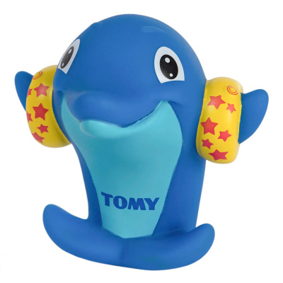 Игрушка для ванной Водяная свистулька Дельфин Toomies Tomy E72359 1
